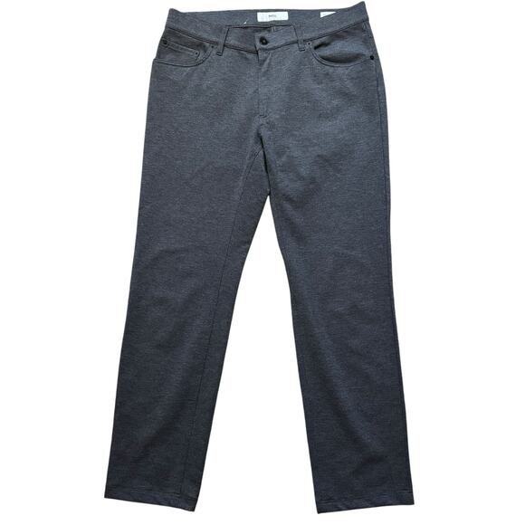Brax Men's Heathered Gray Chuck Modern Fit 5 Pocket Jersey Trousers Pants 34x30* - Picture 1 of 8